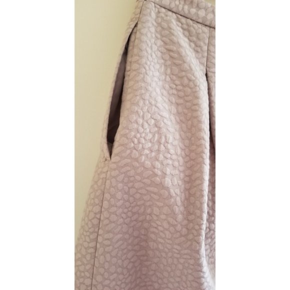 H&M Textured Pleated Lilac Midi Skirt - Picture 3 of 3
